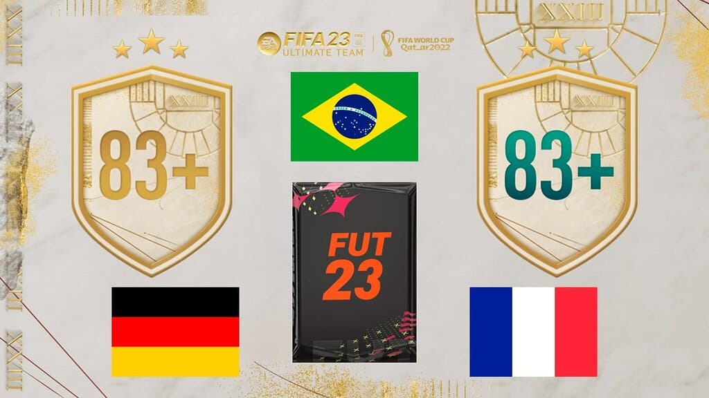 FIFA 23 Mejora de BRA/ARG/ESP FRA/ENG/ALE 83+