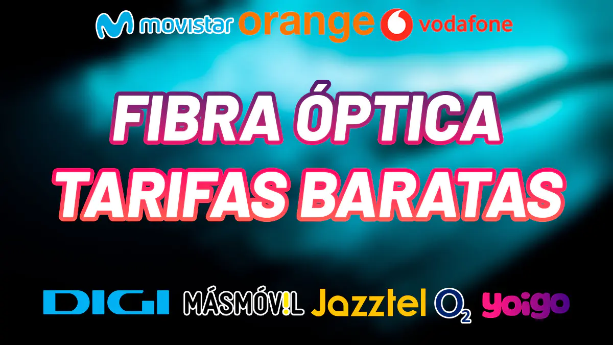 Mejores tarifas fibra óptica