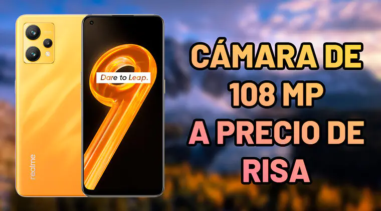 Imagen de El Realme 9 con 108MP de cámara se encuentra a un precio increíble por el Black Friday ¡Corre que vuela!
