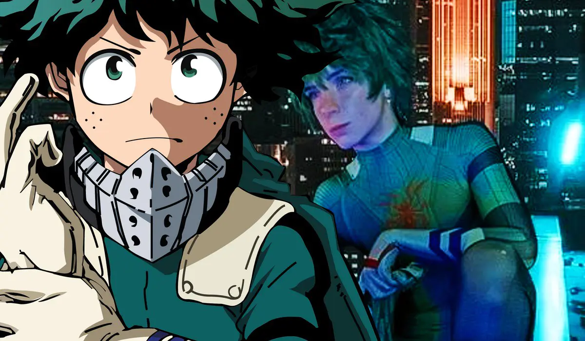 myhero academia deku spiderman