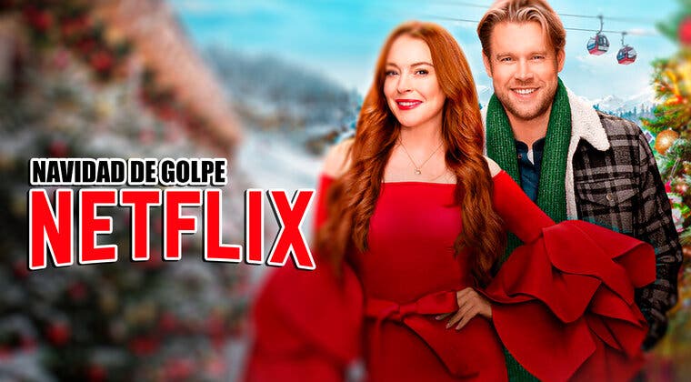 Imagen de Navidad de golpe, la película de Netflix con la que Lindsay Lohan regresa al cine