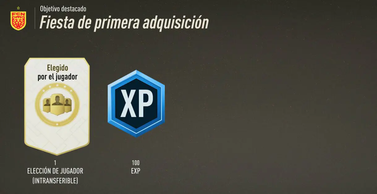 Recompensa global del grupo de objetivos Fiesta de primera adquisición FIFA 23 Ultimate Team