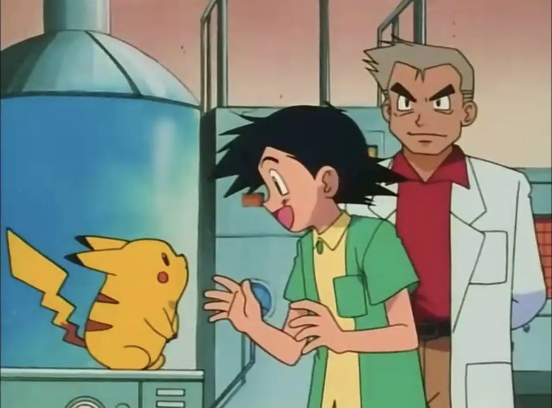 Pokemon Ash y Pikachu