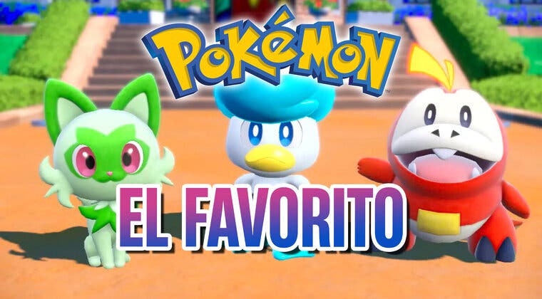 Imagen de Pokémon Escarlata y Púrpura: Este es el Pokémon inicial favorito de los fans