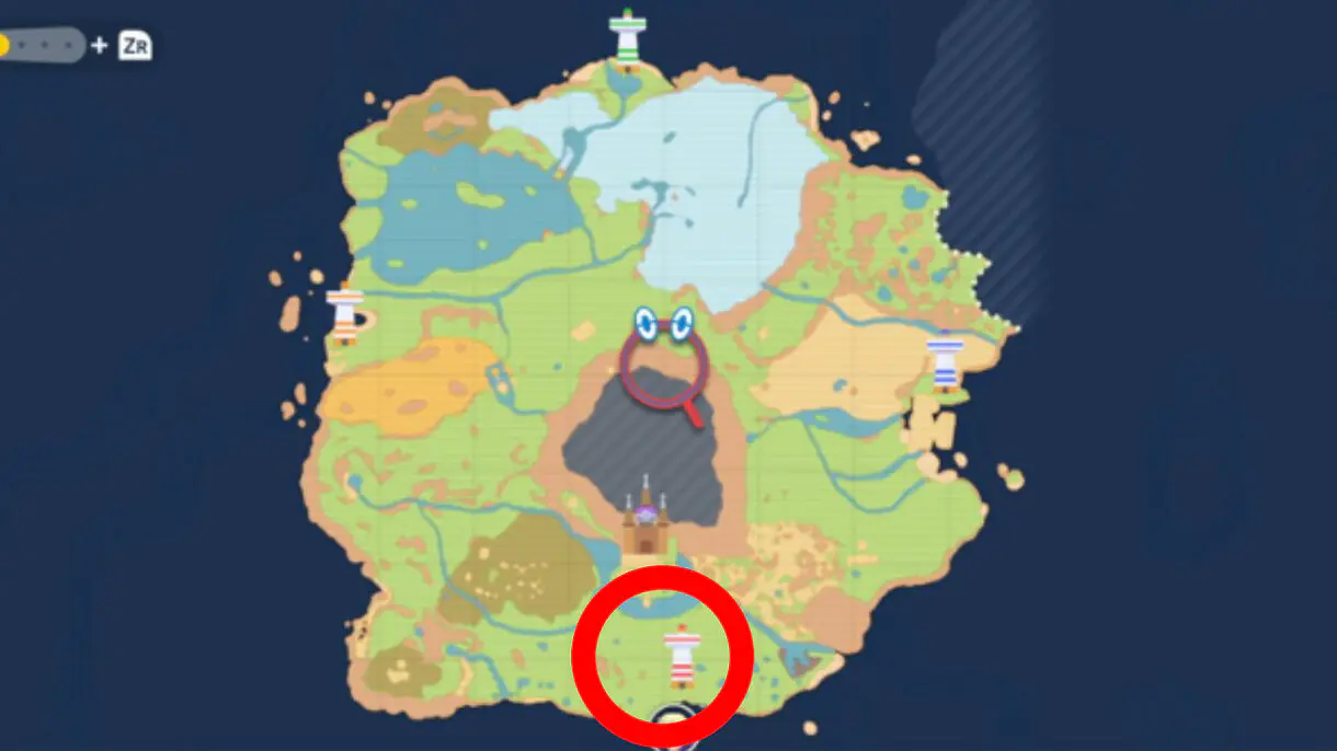 pokemon escarlata mapa shiny
