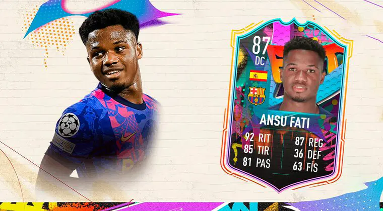 Imagen de FIFA 23: ¿Merece la pena Ansu Fati Out of Position? + Solución del SBC