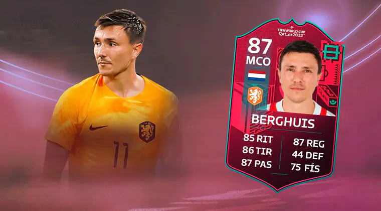 Imagen de FIFA 23: ¿Merece la pena Steven Berghuis Path to Glory (PTG)? + Solución del SBC