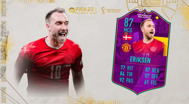 Imagen de FIFA 23: ¿Merece la pena Christian Eriksen RTFWC? + Solución del SBC