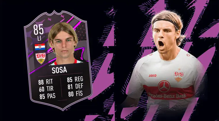 Imagen de FIFA 23: ¿Merece la pena Borna Sosa Dúo Dinámico? + Solución del SBC