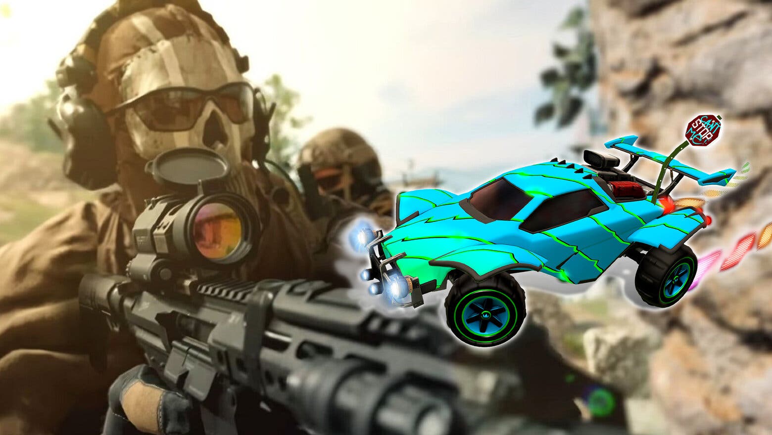 rocket league modern warfare 2