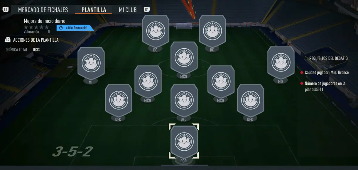 SBC Mejora de inicio diario FIFA 23 Ultimate Team