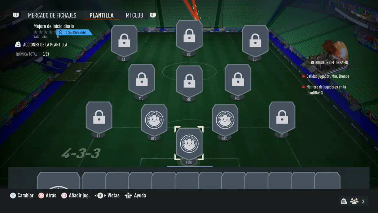 SBC Mejora de inicio diario FIFA 23 Ultimate Team