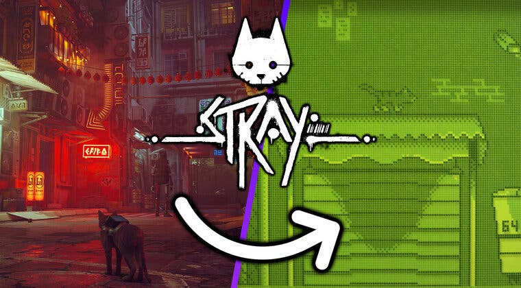 Imagen de Convierten Stray, el juego del gatito, en un juego para Game Boy de lo más adorable