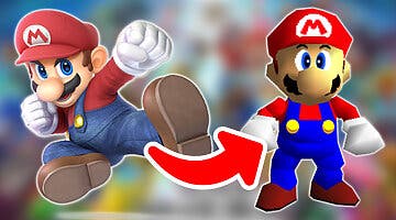 Imagen de Los personajes de Smash Bros. Ultimate se transforman en polígonos de Nintendo 64