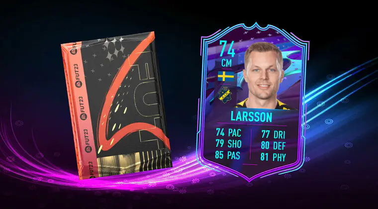 Imagen de FIFA 23: nuevo sobre gratuito de 55.000 monedas + Larsson Fin de Una Era free to play