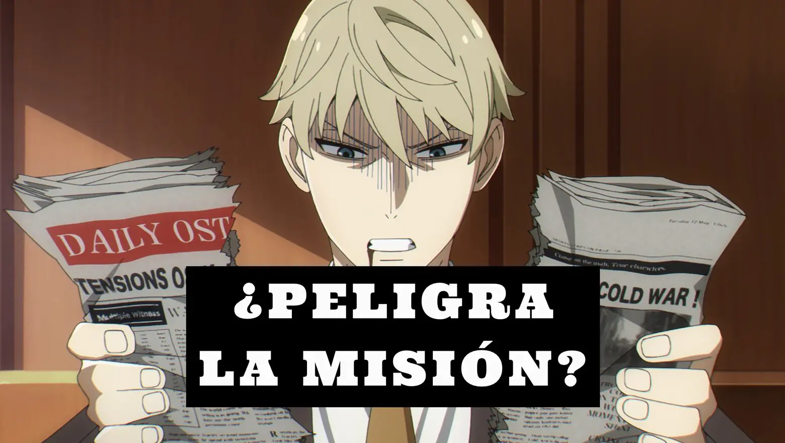 Spy x Family Loid peligra la mision