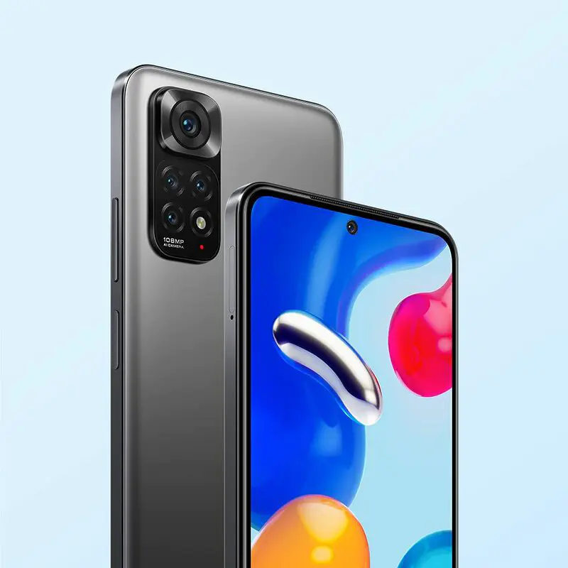 Xiaomi Redmi Note 11S por la parte trasera y delantera