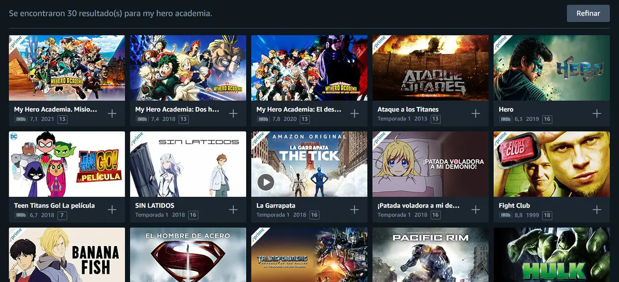 prime video my hero academia