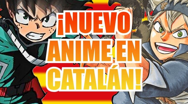 Imagen de Black Clover y My Hero Academia en catalán; la televisión de Catalunya anuncia MUCHO nuevo anime en abierto