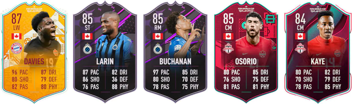 Versiones especiales competitivas y decentes Canadá FIFA 23 Ultimate Team