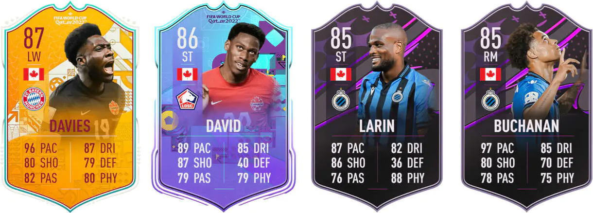 Versiones especiales útiles de Canadá (menos las de Toronto) FIFA 23 Ultimate Team