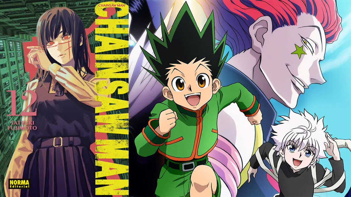 chainsaw man hunter x hunter mangas