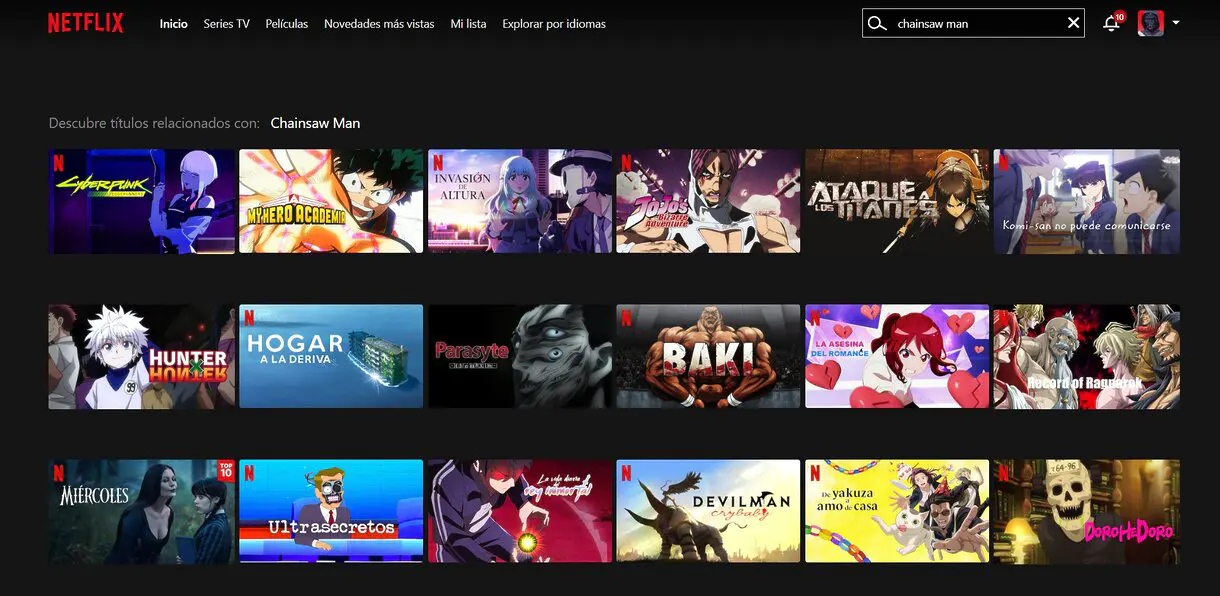chainsaw netflix