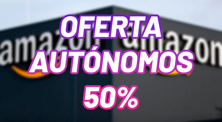 Imagen de Si eres autónomo puedes conseguir un 50% de descuento en Amazon de forma temporal