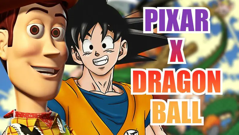 dragon ball x pixar
