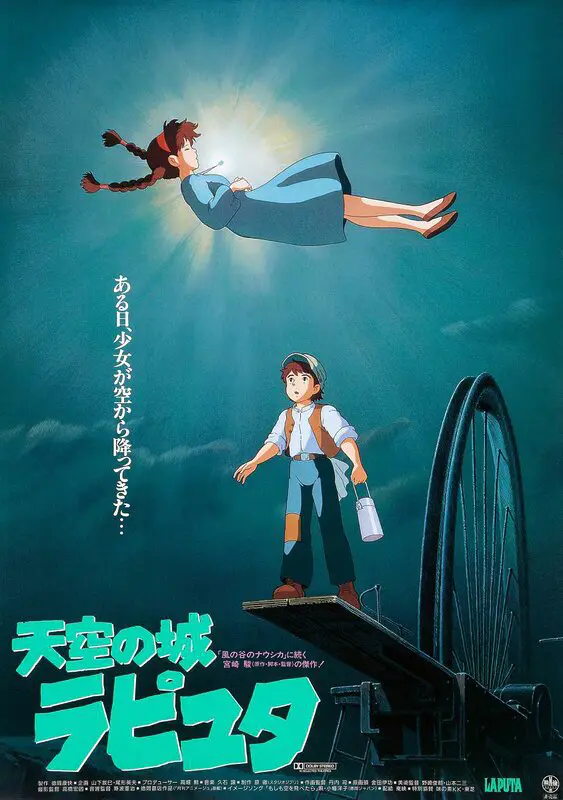 El castillo en el cielo poster