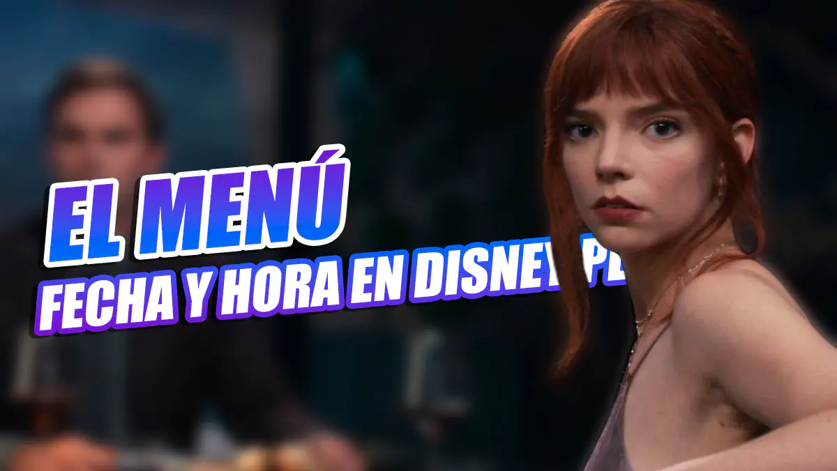 el menu disney plus