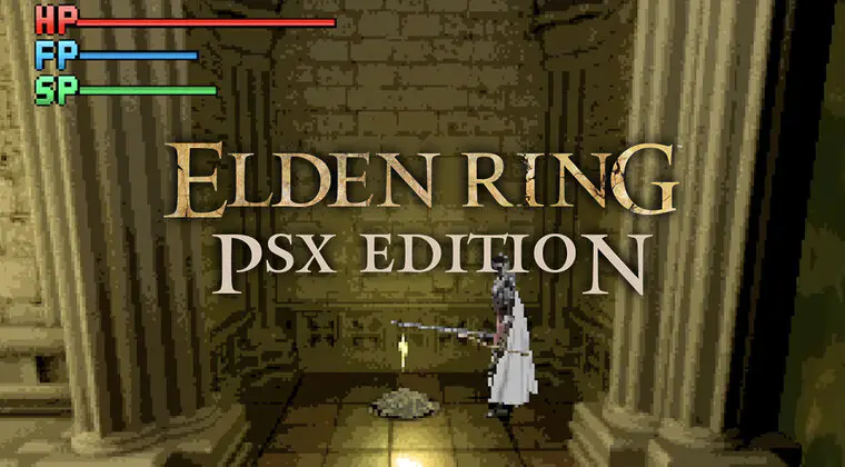 Imagen de Crean Elden Ring: PS1 Edition; así es el demake del GOTY 2022 como si hubiese salido en los años 90