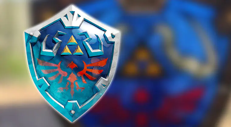 Imagen de El Escudo Hyliano de Zelda hecho de cristal: mira esta gran vidriera que un fan ha creado