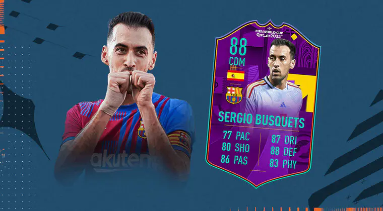 Imagen de FIFA 23: review de Sergio Busquets RTFWC. ¿MCD top para LaLiga Santander?