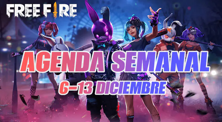 Imagen de Agenda semanal de Free Fire (6-13 diciembre); ¿Qué novedades llegan al juego?