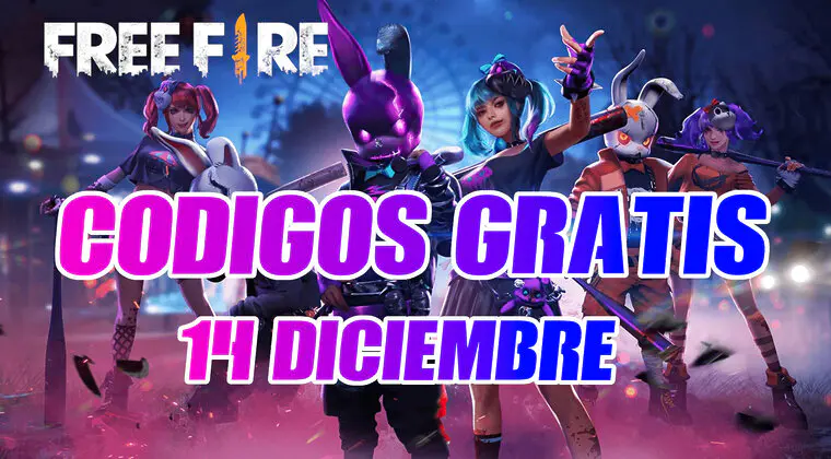Imagen de Códigos gratis del miércoles, 14 de diciembre, de Free Fire y todas las recompensas de hoy