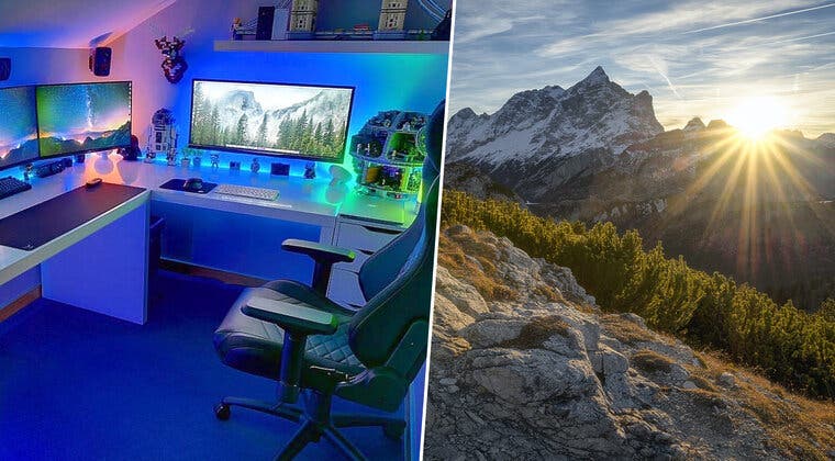 Imagen de Tu habitación gaming en la cima de una montaña: un streamer la tiene y la muestra en un vídeo mágico