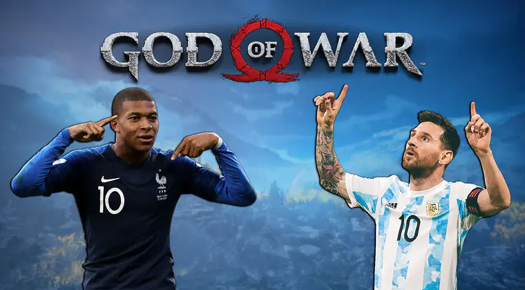 Imagen de God of War: La inesperada aparición de Mbappé y Messi que te dejará con el culo torcido