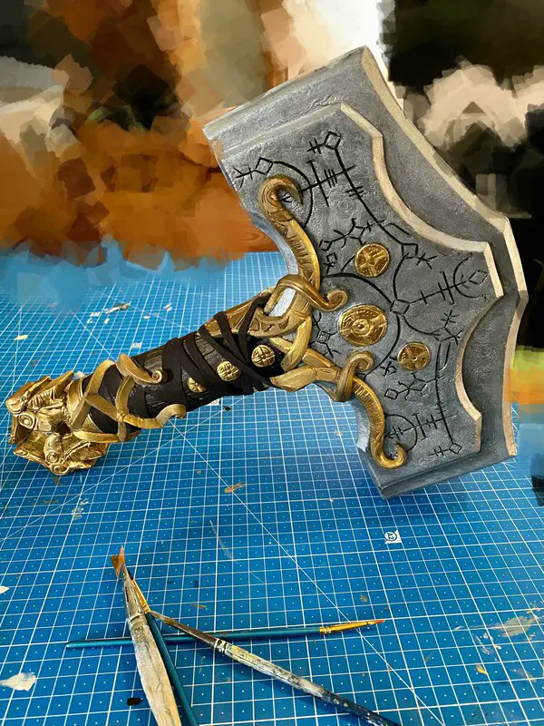 god of war ragnarok martillo