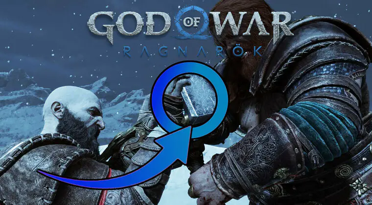 Imagen de Recrean el martillo de Thor de God of War Ragnarök con una réplica que luce increíble