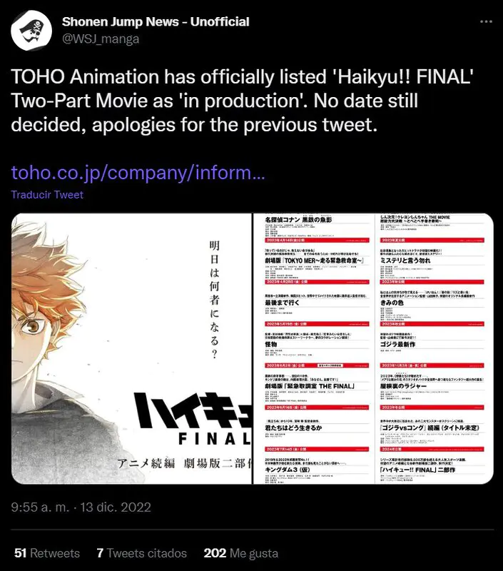 haikyuu tuit pelis 2024
