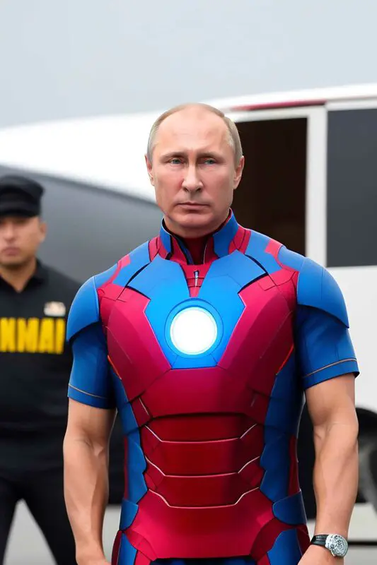vladimir putin iron man