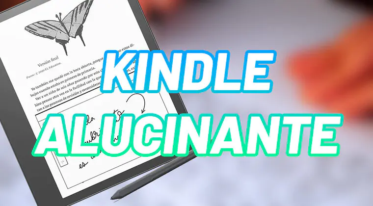 Imagen de Amazon se luce y lanza un Kindle que nos permite escribir en él