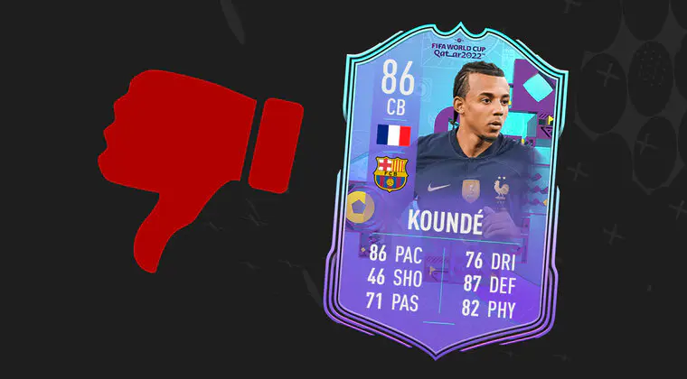 Imagen de FIFA 23: Koundé Fenómenos de la Copa Mundial es la gran decepción de la semana