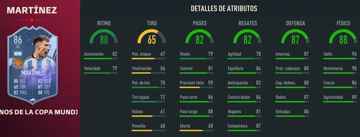 lisandro martinez fenomenos de la copa mundial fifa 23 e1670783526932