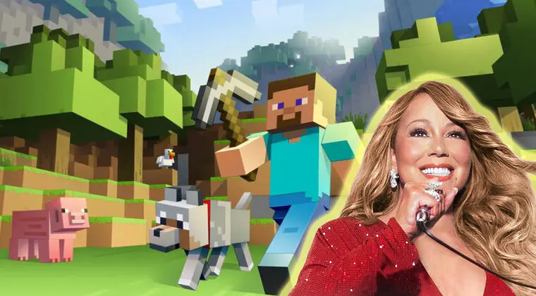 Imagen de ¡La Navidad se apodera de Minecraft! Recrean el "All I Want For Christmas Is You" de Mariah Carey en el juego