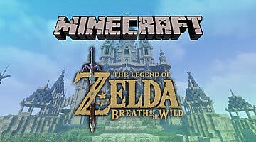 Imagen de The Legend of Zelda: Construyen el castillo de Hyrule ENTERO en Minecraft con una fidelidad sin igual