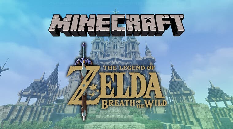 Imagen de The Legend of Zelda: Construyen el castillo de Hyrule ENTERO en Minecraft con una fidelidad sin igual