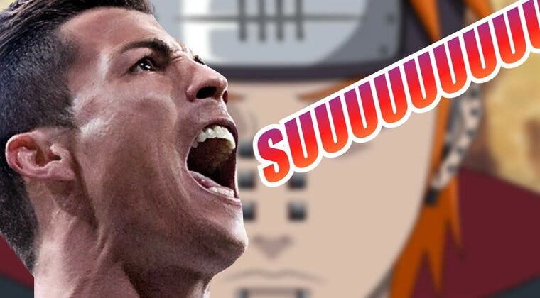 Imagen de Cristiano Ronaldo llega a Naruto en este meme tan sumamente random del anime