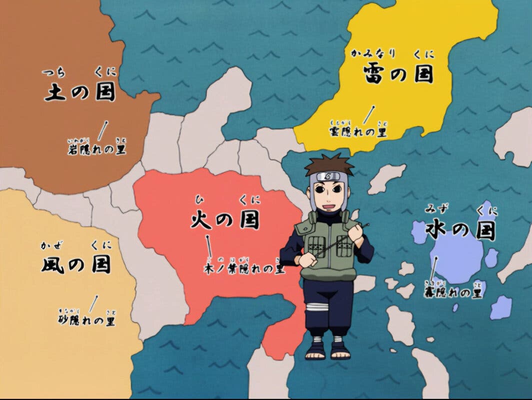 Naruto mapa